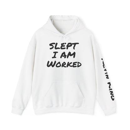 (I AM) OVERWORKED/UNDERSLEPT HOODIE