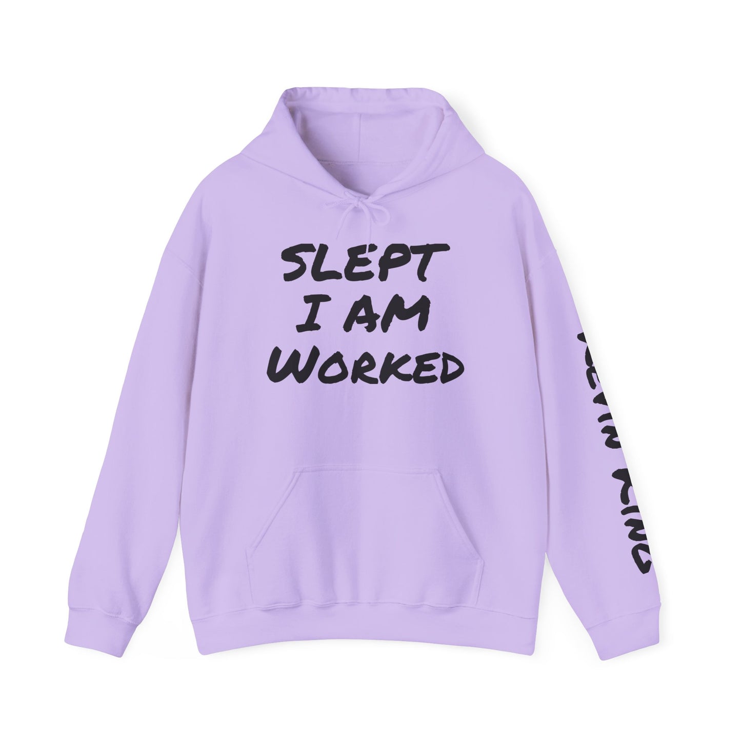 (I AM) OVERWORKED/UNDERSLEPT HOODIE