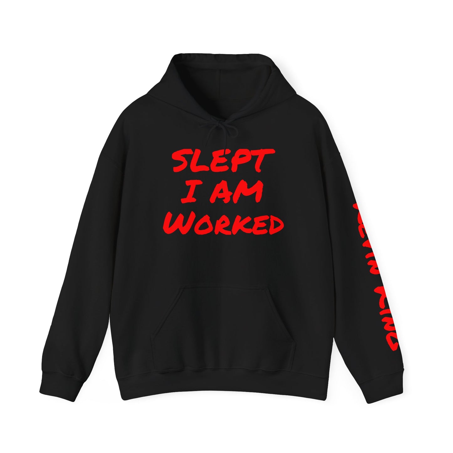 (I AM) OVERWORKED/UNDERSLEPT HOODIE