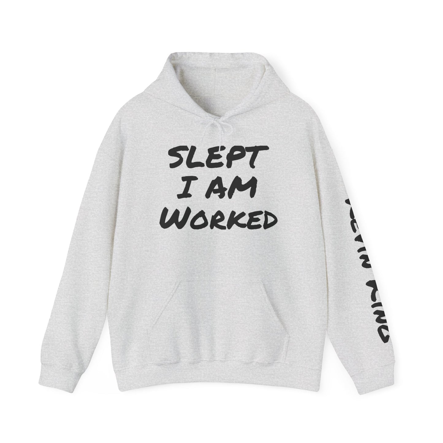 (I AM) OVERWORKED/UNDERSLEPT HOODIE