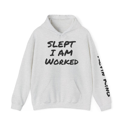 (I AM) OVERWORKED/UNDERSLEPT HOODIE