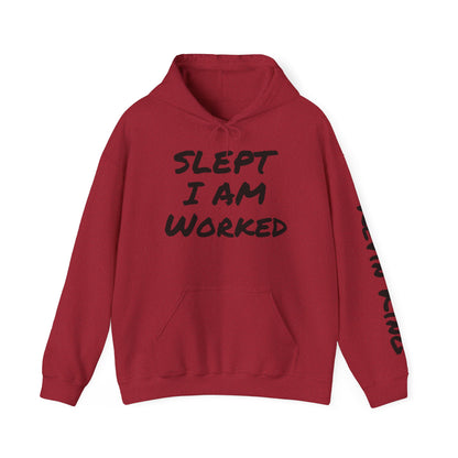 (I AM) OVERWORKED/UNDERSLEPT HOODIE