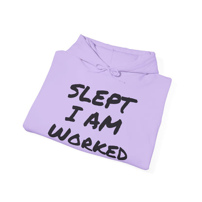 (I AM) OVERWORKED/UNDERSLEPT HOODIE